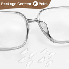 Nose pad with strong self-adhesive backing for anti-slip grip