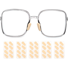 HARFINGTON foam eyeglass nose pads – water-drop style, 5 pairs