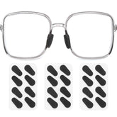 HARFINGTON foam nose pads, water-drop style, black, 3 pairs