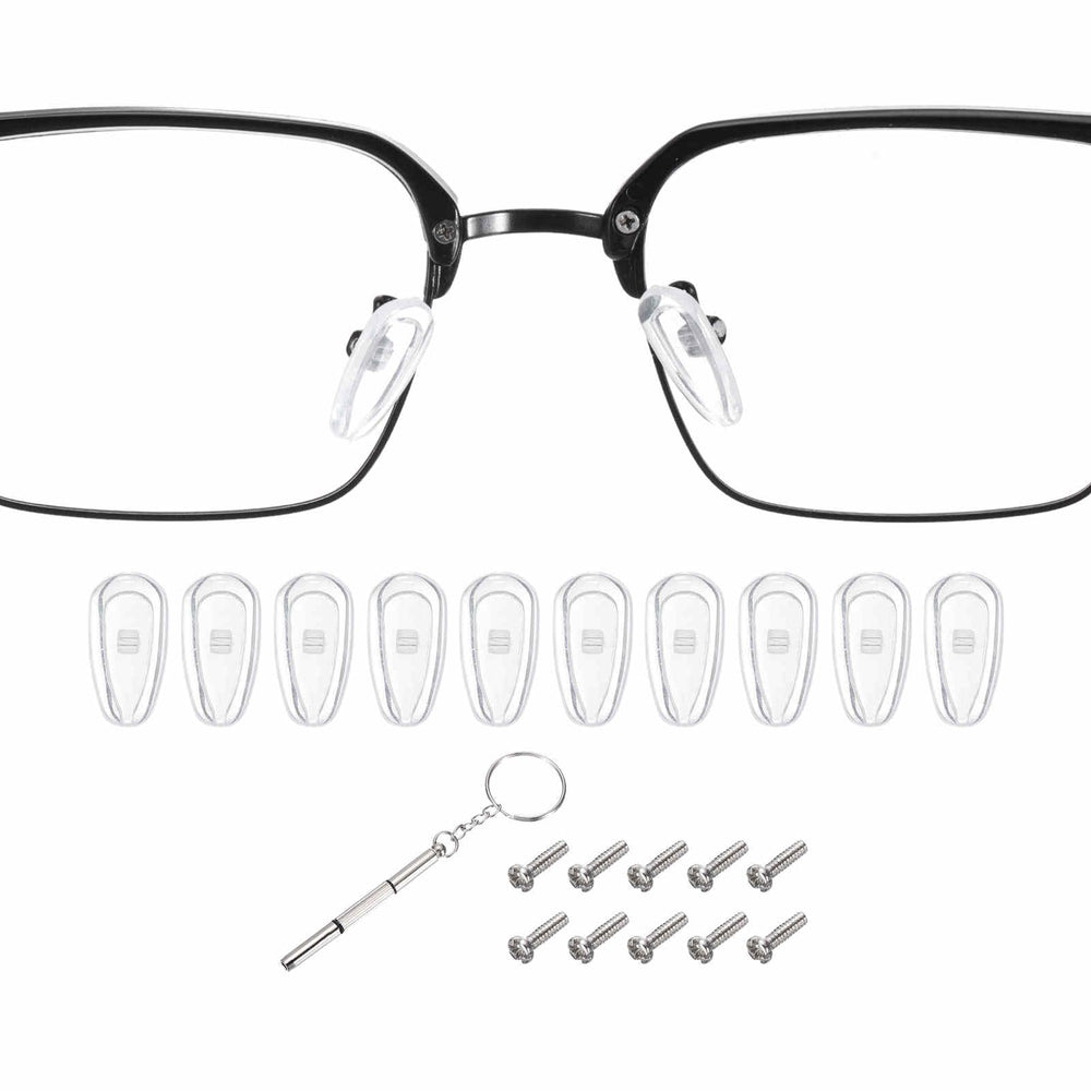 Harfington silicone anti-slip nose pads for glasses, white