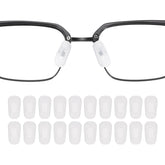 HARFINGTON silicone eyeglass nose pads, 3mm thickness, white