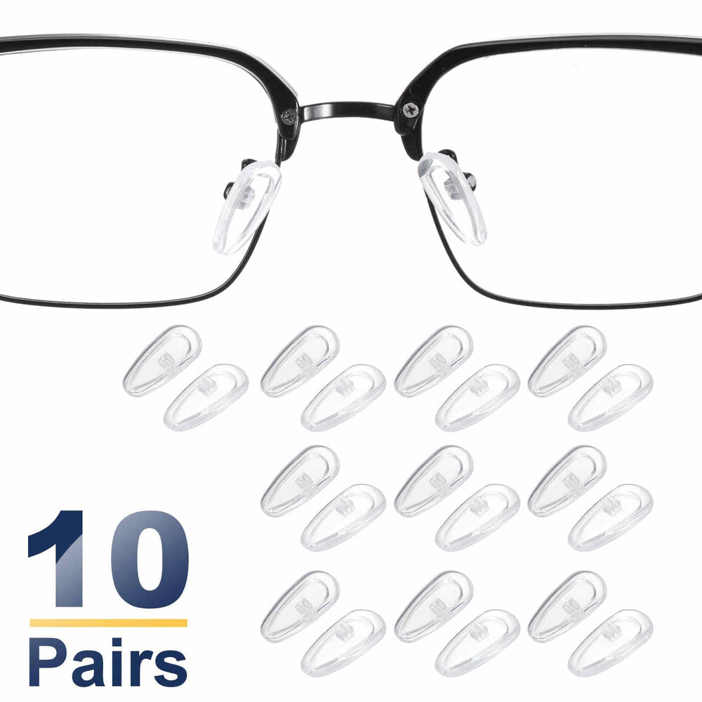 Air bag cushioned anti-slip nose pad on glasses frame
