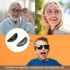 HARFINGTON 10-pairs silicone nose pads kit for glasses and sunglasses