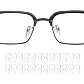 HARFINGTON 12 pairs PVC nose pads for glasses - close-up view