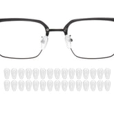 HARFINGTON 15 pairs silicone eyeglass nose pads on white background
