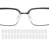 Harfington silicone eyeglass nose pads 3mm thickness set of 15 pairs