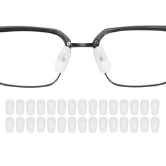 Harfington silicone eyeglass nose pads 3mm thickness set of 15 pairs