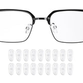 HARFINGTON 14mm silicone nose pads for plastic frame glasses – front view