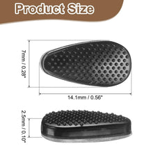 Close-up of granular water-drop silicone nose pads, 2.5mm thickness