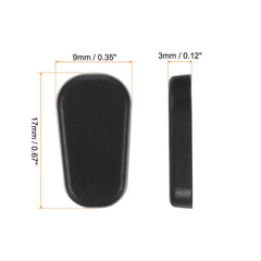 Soft, flexible silicone nose pads for glasses