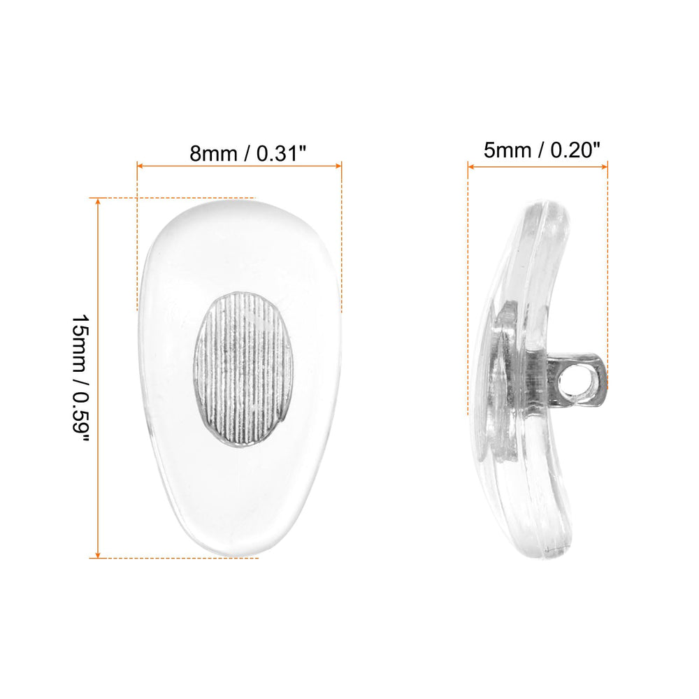 Set of 10 HARFINGTON nose pads for glasses