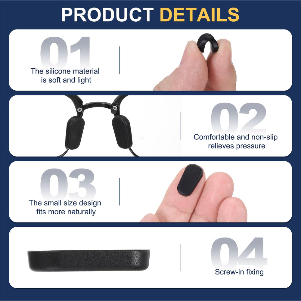 Compatible with full-frame optical frames, flat sunglasses and plastic frames