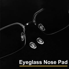 Anti-slip nose pads on eyewear with copper core