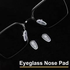 Nose pads compatible with full-frame optical frames and plastic frames