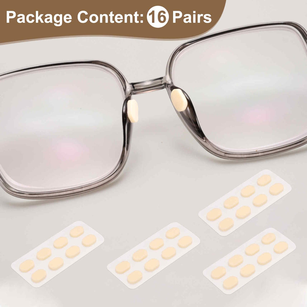 Foam anti-slip nose pads for comfort and skin protection