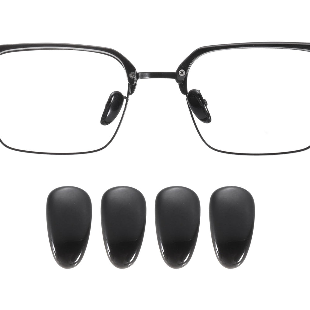 HARFINGTON 2 pairs nose pads in black, 4mm thickness