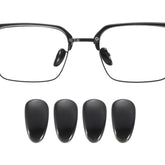 HARFINGTON 2 pairs nose pads in black, 4mm thickness