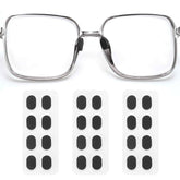 HARFINGTON soft foam nose pads—oval 9x6x1mm for plastic frames (3 pairs)