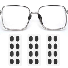 HARFINGTON soft foam nose pads—oval 9x6x1mm for plastic frames (3 pairs)