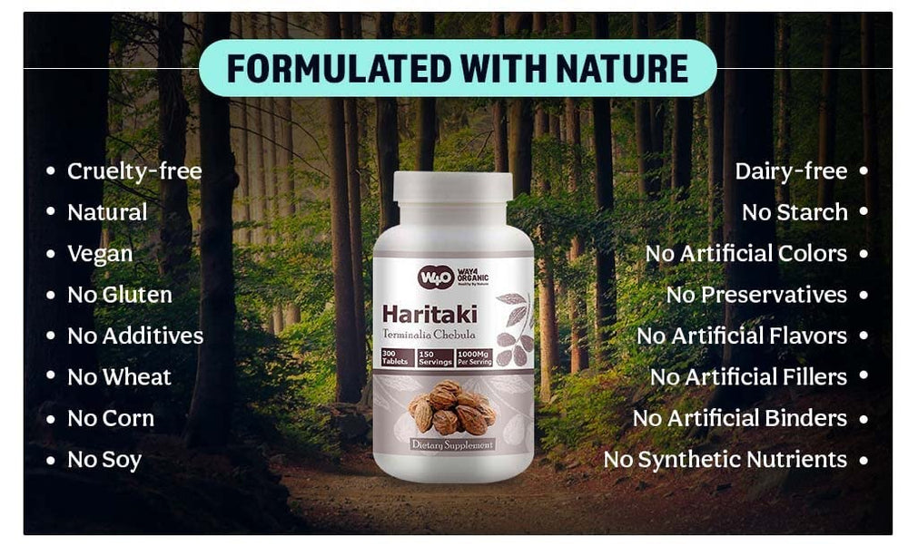 Promotional image for Haritaki capsules online shopping