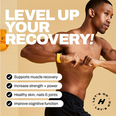 Harlo raspberry collagen hydration highlights collagen for skin health and joint support