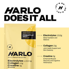 Harlo sugar-free energy drink mix for keto-friendly fueling without sugar