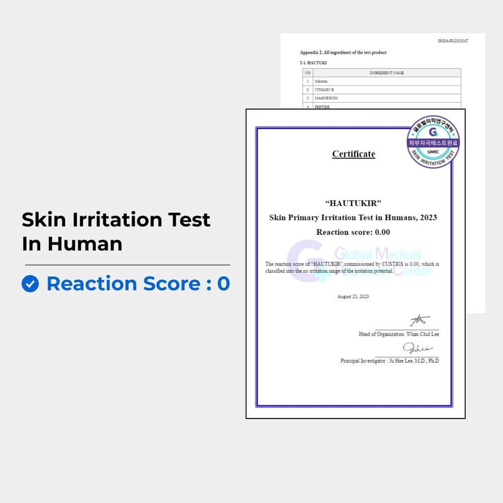 Patented peptide formula in Hautuki