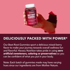 HAVASU NUTRITION Beet Root Gummies post-workout recovery-focused lifestyle image