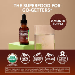 HAVASU NUTRITION Maca Root Liquid Drops vegan, non-GMO formula for vitality.