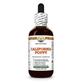California Poppy Liquid Extract 2 oz bottle, alcohol-free glycerite