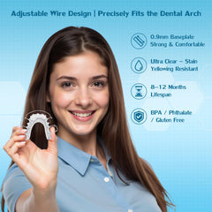 Durable Hawley retainer with adjustable stainless steel wires