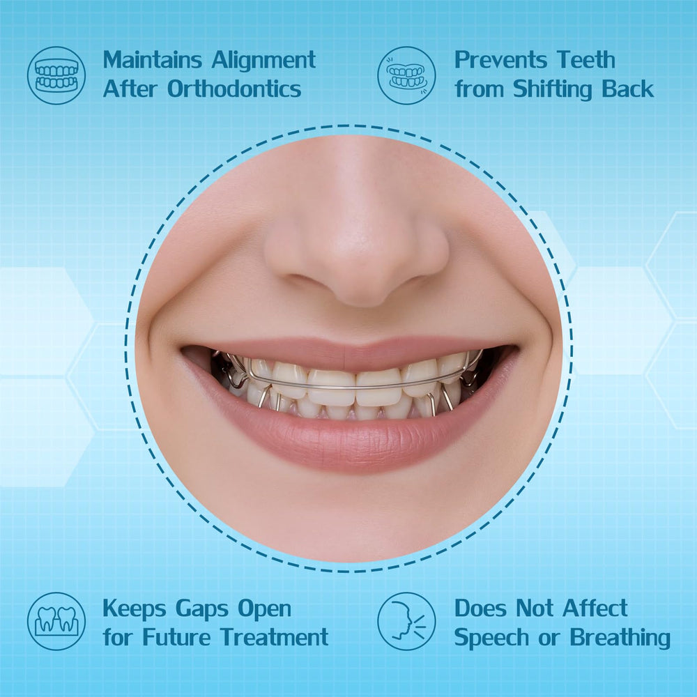 Lower Hawley retainer for adults with metal wires