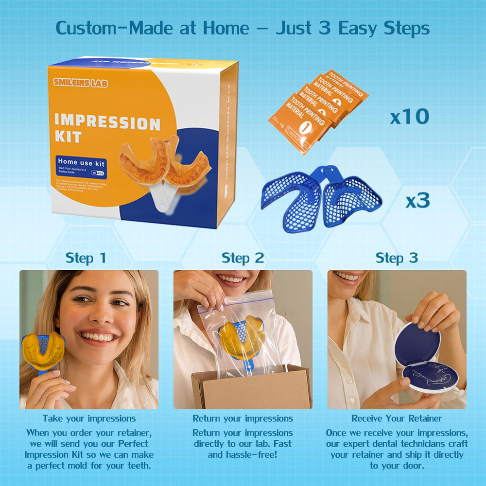 Packaging of Hawley retainers for adults