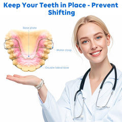 At-home dental impression process for Hawley retainers