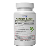 Bottle of Hawthorn Berry 300mg capsules with label