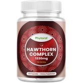 Front view of High Strength Hawthorn Berry Capsules bottle