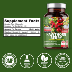 Max strength Hawthorn Berry capsules