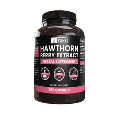 Hawthorn Berry Extract capsules bottle front