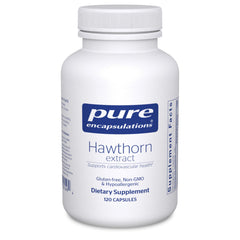 Bottle of Pure Encapsulations Hawthorn Extract 120 capsules