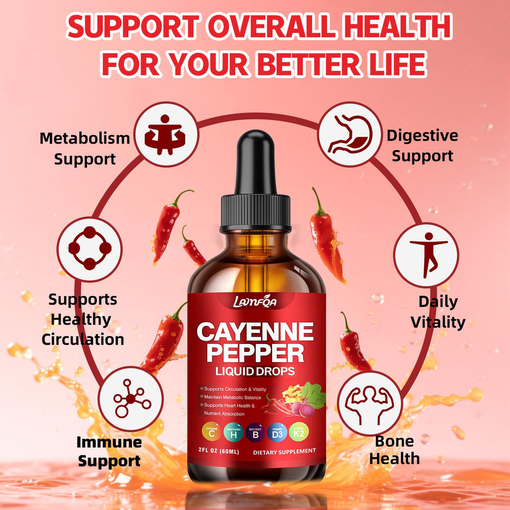 Hawthorn berry and turmeric blend in liquid drops