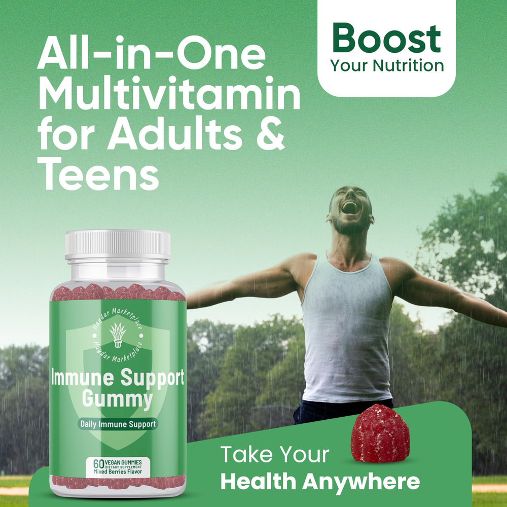 Two gummies daily dosage for immune support