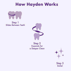 Ultra-soft woven fibers safe on sensitive gums