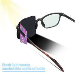 Haysandy pink and white eye patch for kids' glasses