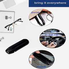 Glasses being cleaned with HDWY cleaner – no scratches