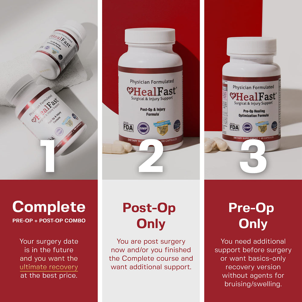 Close-up of HealFast capsules