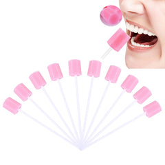 Soft tasteless oral swabs for daily use
