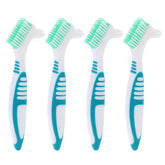 Healifty hard denture brush green - front view