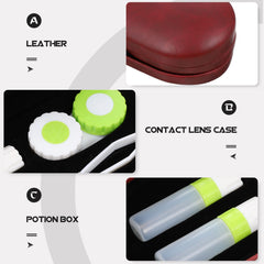 Interior compartment with lens accessories