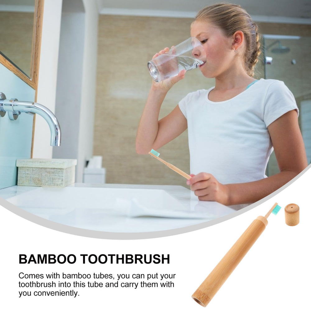 Natural bamboo finish shown in product images