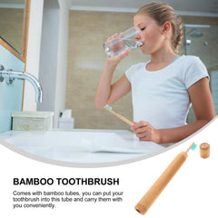 Natural bamboo finish shown in product images